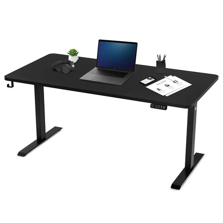 Pearce Electric Standing Desk, Black 160cm
