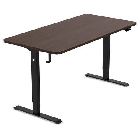 Oxley Electric Standing Desk, Walnut 160cm view 2