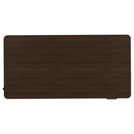 Oxley Electric Standing Desk, Walnut 160cm view 4