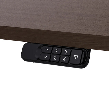 Oxley Electric Standing Desk, Walnut 160cm view 5