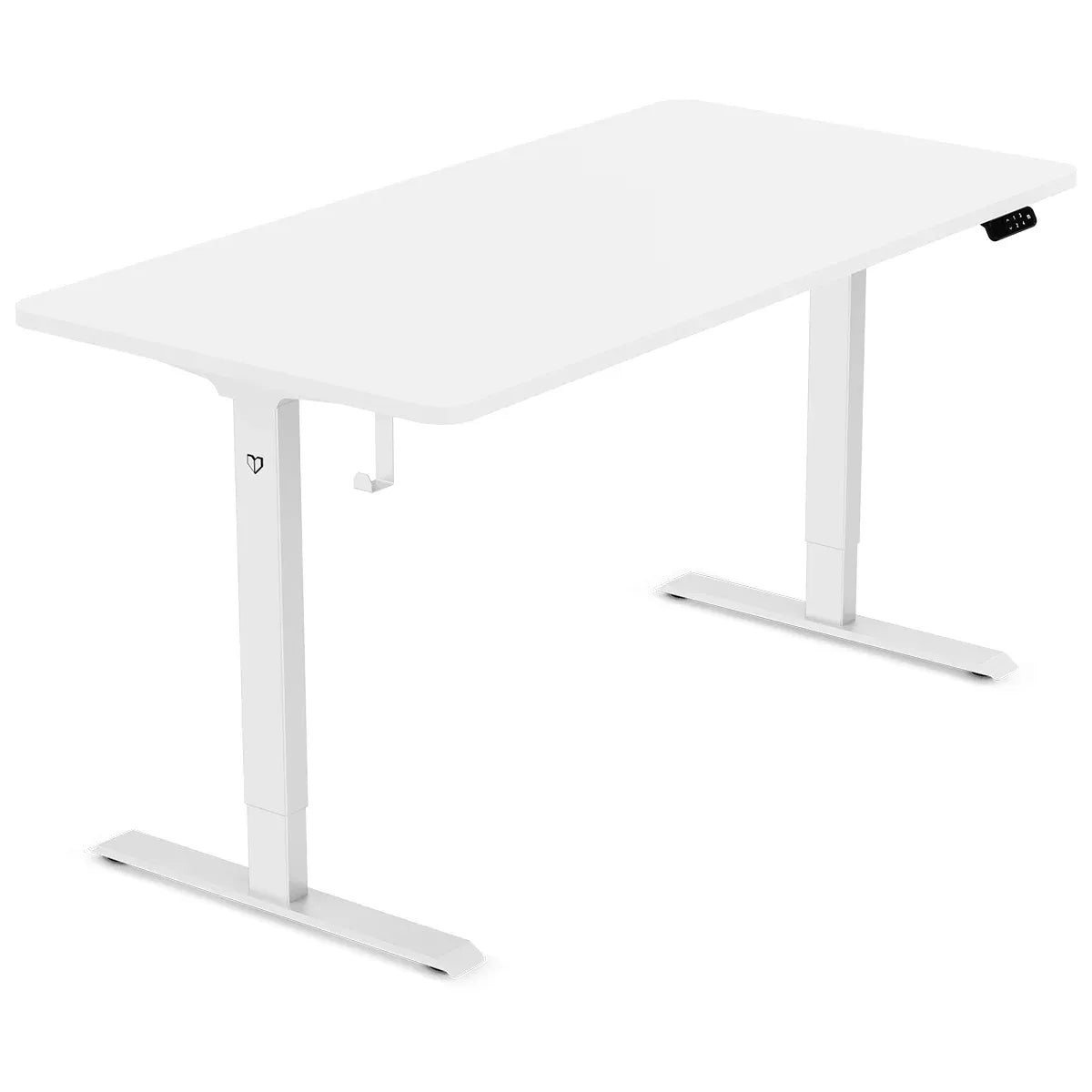 Garran white standing desk in a home office