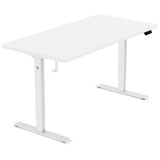 Garran white standing desk in a home office