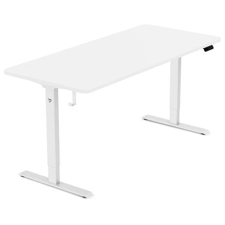 Crace Electric Standing Desk, White 180cm