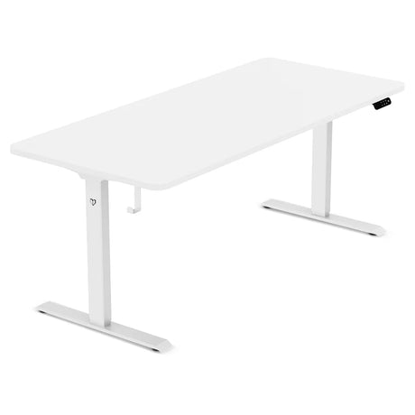 Crace Electric Standing Desk, White 180cm