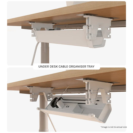 Wanniassa Electric Standing Desk, White 150cm view 8