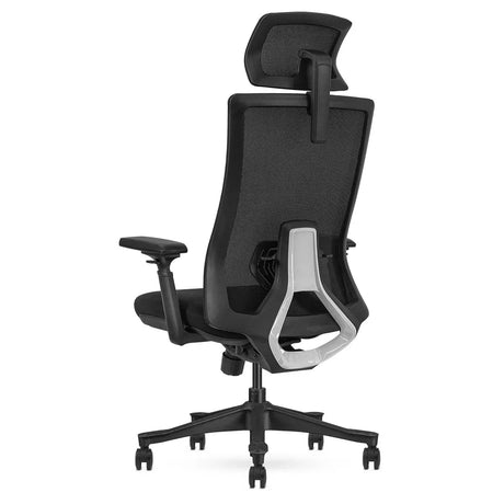 Exmouth black mesh ergonomic high back office chair