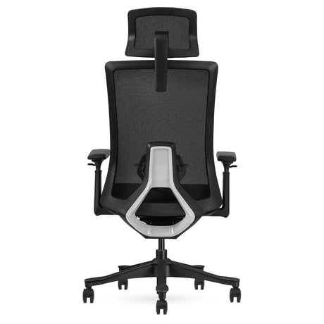 Exmouth black mesh ergonomic high back office chair