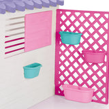 Garden playhouse interior play space