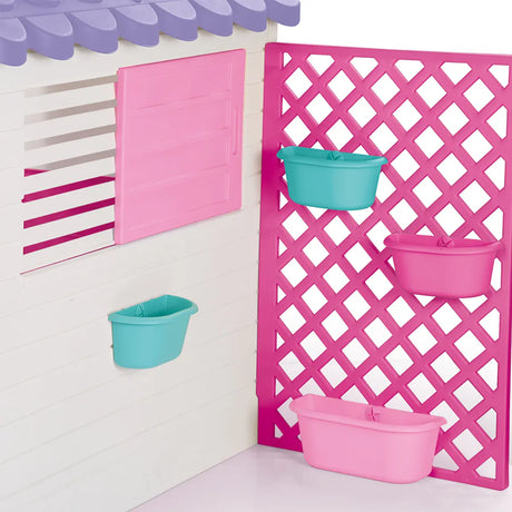 Garden playhouse interior play space