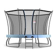 Round spring trampoline with safety enclosure large 366cm view 1
