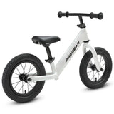 Ventoux Kids Balance Bike, 12 Inch, Pearl White