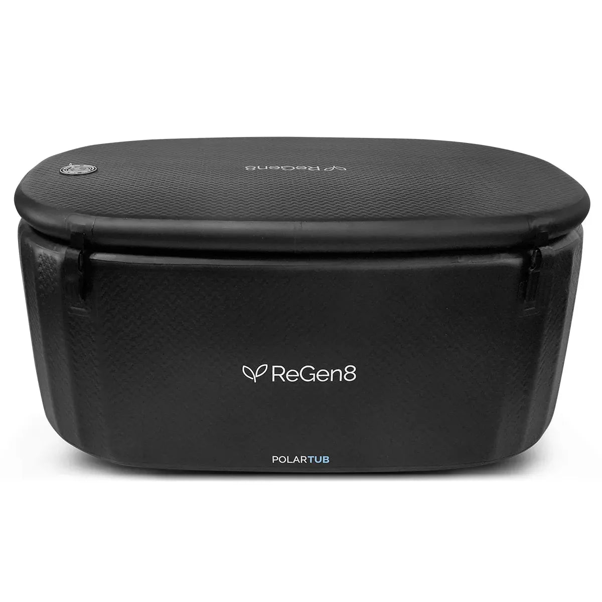 Cold plunge ice bath oval tub with insulated cover
