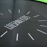 Springless trampoline with safety enclosure 10ft view 5