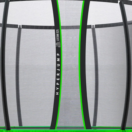 Springless trampoline with safety enclosure 10ft view 6