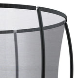 Springless trampoline with safety enclosure 12ft view 4