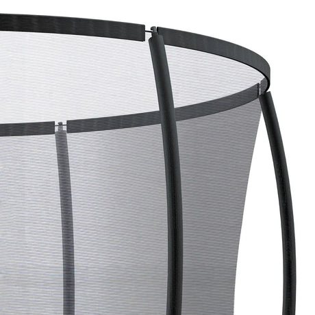 Springless trampoline with safety enclosure 12ft view 4