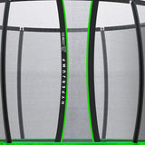 Springless trampoline with safety enclosure 12ft view 6