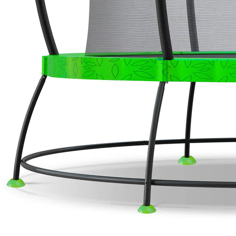 Springless trampoline with safety enclosure 12ft view 8