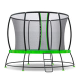 Springless trampoline with safety enclosure 8ft view 1