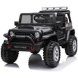 Knockhill Kids Ride On Car, 12V Electric 2 Seater Off Road, Black