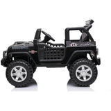 Knockhill Kids Ride On Car, 12V Electric 2 Seater Off Road, Black