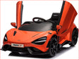 Mallory Kids Ride On Car, 12V Electric Sports Car, Orange