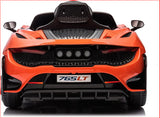 Mallory Kids Ride On Car, 12V Electric Sports Car, Orange