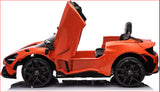 Mallory Kids Ride On Car, 12V Electric Sports Car, Orange