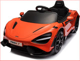 Mallory Kids Ride On Car, 12V Electric Sports Car, Orange