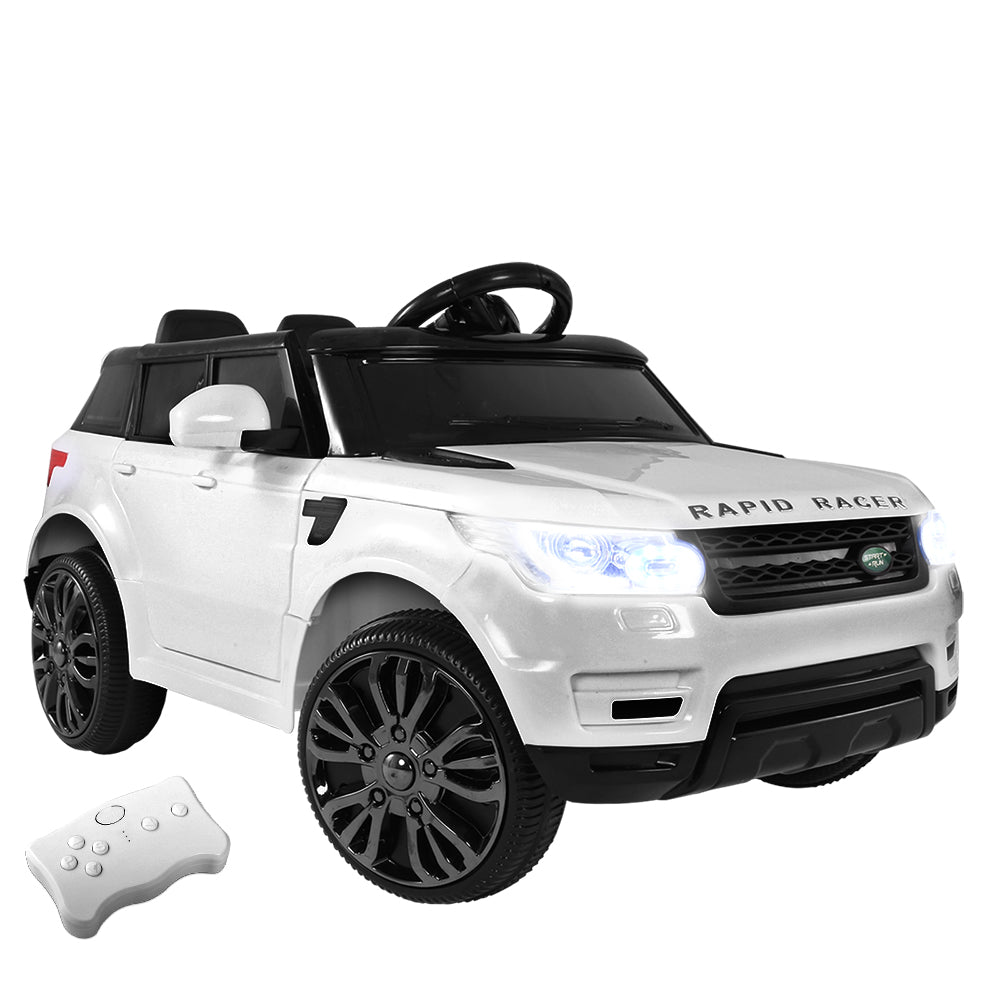 Warton Kids Ride On Car, 12V Electric, White