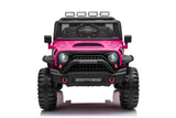 Knockhill Kids Ride On Car, 12V Electric 2 Seater Off Road, Pink