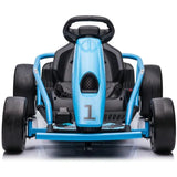 Falkner blue kids electric drift go kart with steel frame