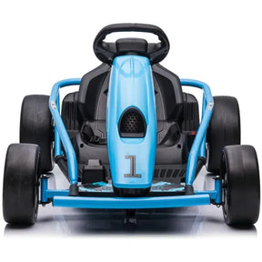 Falkner blue kids electric drift go kart with steel frame