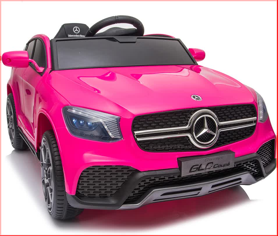 Castle Kids Ride On Car, 12V Electric SUV Coupe, Pink