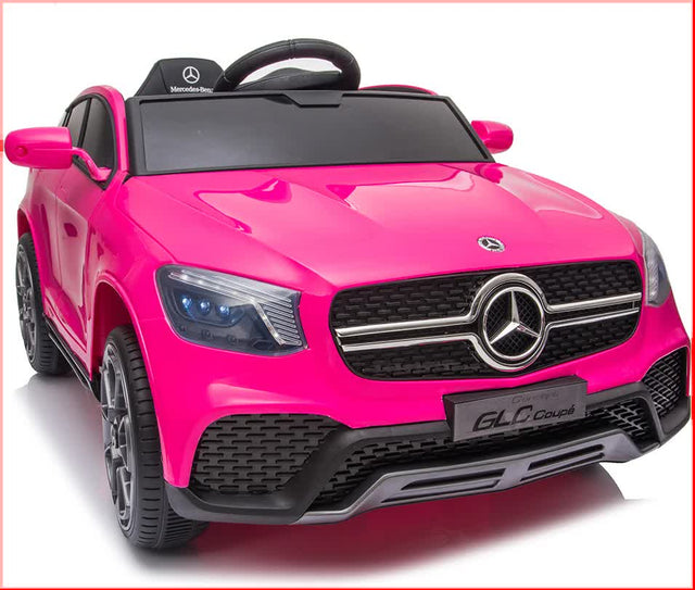 Castle Kids Ride On Car, 12V Electric SUV Coupe, Pink