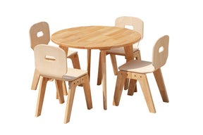 Kids Round Table and 4 Chairs Set