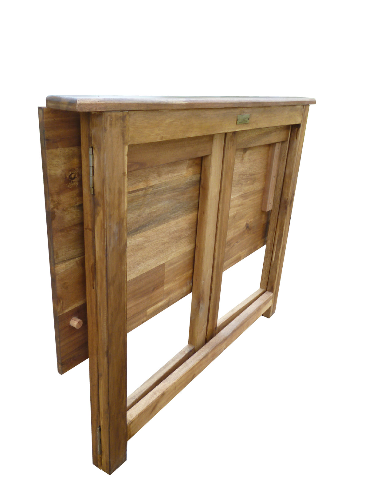 Hardwood Foldable Teen Desk and Chair Set — Acacia Wood, 90 x 70 x 50cm — Allure Home Collections
