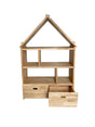 Wonder House Bookshelf — Imaginative Play Dollhouse with 2 Storage Drawers — Allure Home Collections