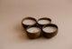 Coconut Shell Candle Gift Pack — 4 Aromatic Candles in Vanilla Bean and Lemon Grass — Allure Home Collections