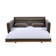 SHASA Grey Taupe 2-Seater Pull-Out Sofa Bed — Allure Home Collections