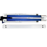 Larapinta Folding Camp Stretcher Bed, Blue