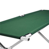 Larapinta Folding Camp Stretcher Bed, Green