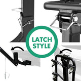 Aalst Foldable Hitch Mount Bike Rack, 3 Bike, 50kg, Black