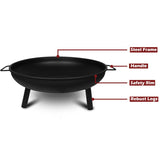 Elegant Portable Outdoor Fire Pit Fireplace