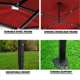 Hook and loop fastening attaching a side wall to the gazebo frame