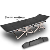 Maligne Camping Stretcher Bed, Single, Grey