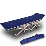 Maligne Camping Stretcher Bed, Single, Navy