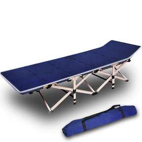 Maligne Camping Stretcher Bed, Single, Navy