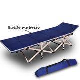Maligne Camping Stretcher Bed, Single, Navy