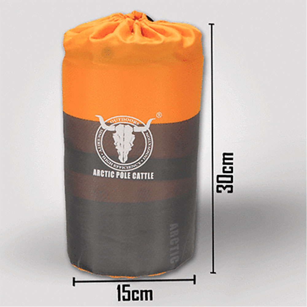 Sentinel Self Inflating Mattress, Single Joinable Orange 2.5cm